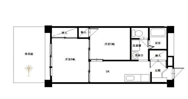 東京都世田谷区北烏山３ 千歳烏山駅 2DK マンション 賃貸物件詳細