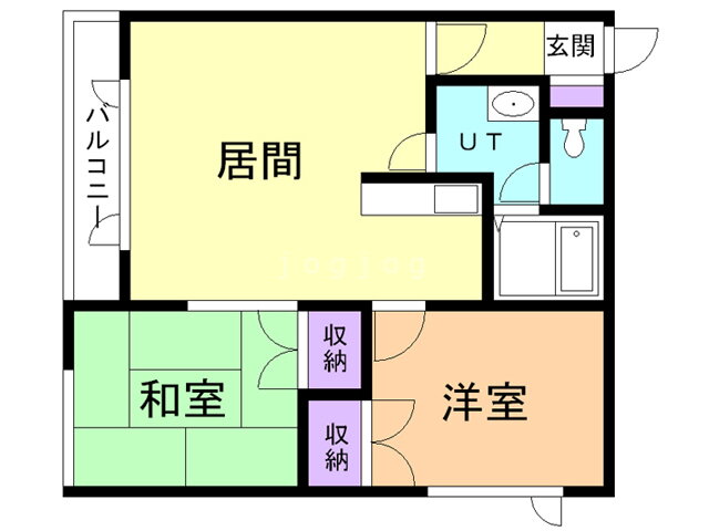 北海道旭川市東光二条１ 2LDK アパート 賃貸物件詳細