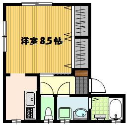 長崎県長崎市宝栄町 浦上駅 1K アパート 賃貸物件詳細