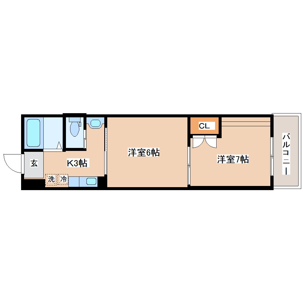 宮城県仙台市青葉区宮町１ 仙台駅 2K マンション 賃貸物件詳細