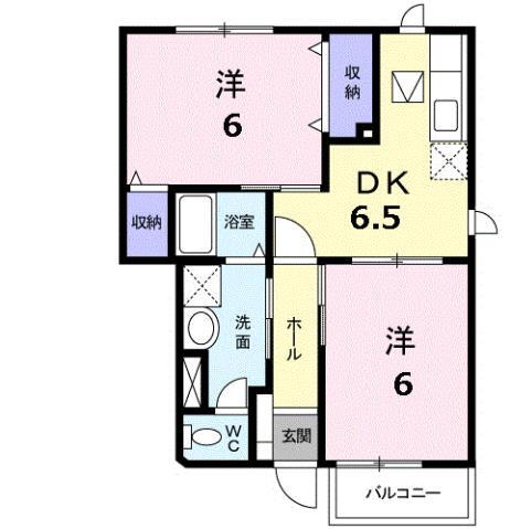 京都府相楽郡精華町大字祝園小字五反畑 新祝園駅 2DK アパート 賃貸物件詳細