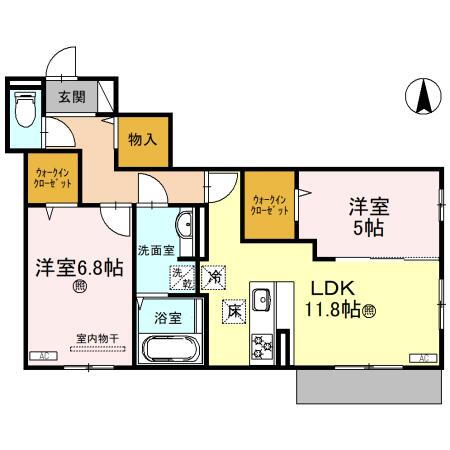 兵庫県尼崎市塚口町３ 塚口駅 2LDK アパート 賃貸物件詳細