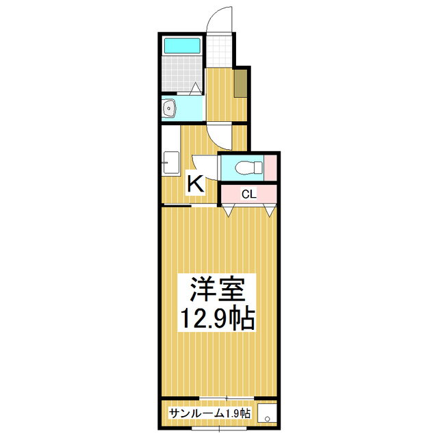 長野県松本市大字岡田松岡 松本駅 1K アパート 賃貸物件詳細