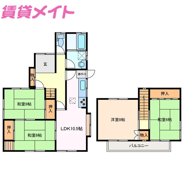 川邊様一戸建て 4LDK 賃貸物件詳細