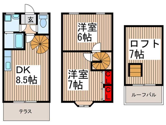 ザ・ハウスＹＯＳＨＩＺＡＷＡ． 2DK 賃貸物件詳細