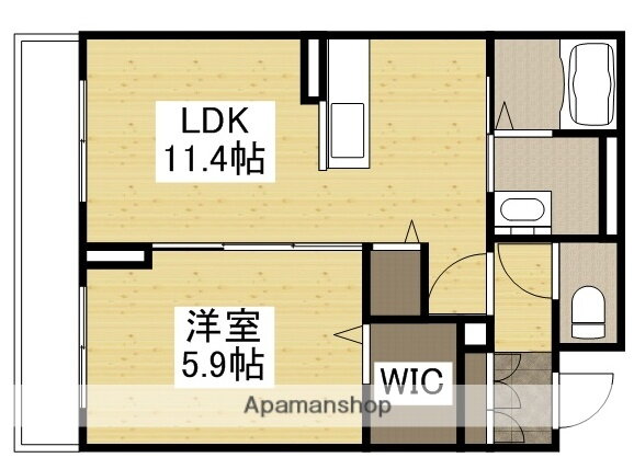 岡山県倉敷市西阿知町 西阿知駅 1LDK マンション 賃貸物件詳細