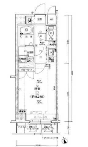 東京都杉並区天沼２ 荻窪駅 1K マンション 賃貸物件詳細