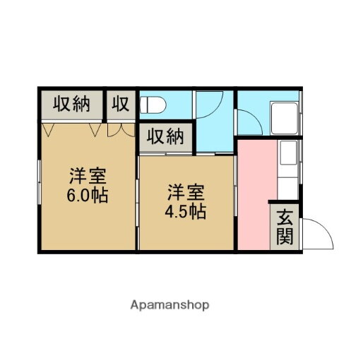 新潟県新潟市中央区女池３ 2K アパート 賃貸物件詳細