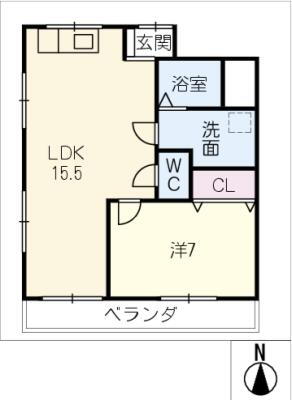岐阜県岐阜市柳津町下佐波４ 柳津駅 1LDK マンション 賃貸物件詳細