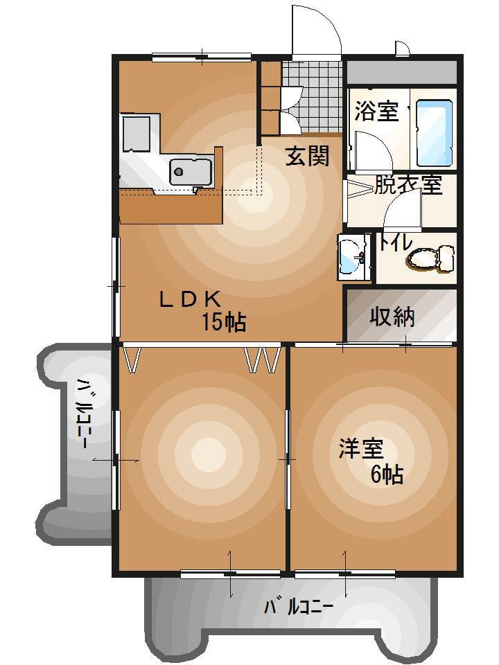栃木県宇都宮市峰１ 1LDK マンション 賃貸物件詳細