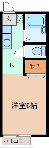 群馬県桐生市菱町４ 西桐生駅 1K アパート 賃貸物件詳細