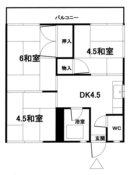 金子アパート 2階 3DK 賃貸物件詳細