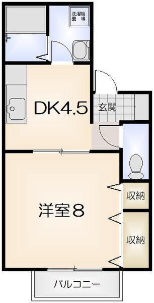 徳島県小松島市金磯町 阿波赤石駅 1DK アパート 賃貸物件詳細
