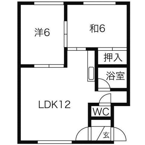 北海道札幌市白石区菊水元町二条３ 白石駅 2LDK アパート 賃貸物件詳細