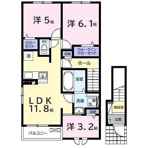 千葉県木更津市長須賀 祇園駅 3LDK アパート 賃貸物件詳細