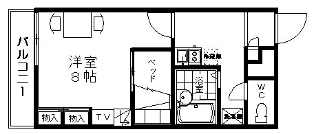 滋賀県東近江市中野町 太郎坊宮前駅 1K マンション 賃貸物件詳細