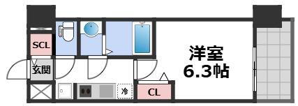 大阪府大阪市東成区東今里２ 深江橋駅 1K マンション 賃貸物件詳細