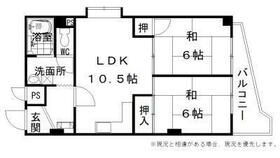 大阪府岸和田市作才町 東岸和田駅 2LDK マンション 賃貸物件詳細