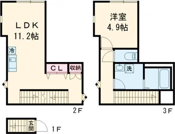 東京都大田区北千束１ 洗足駅 1LDK アパート 賃貸物件詳細