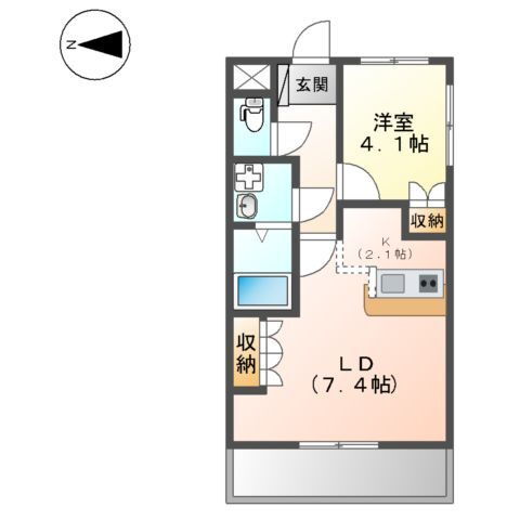 群馬県前橋市石倉町５ 新前橋駅 1LDK アパート 賃貸物件詳細