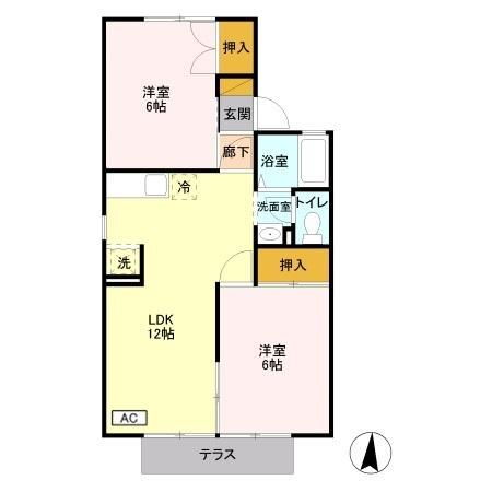 栃木県宇都宮市砥上町 宇都宮駅 2LDK アパート 賃貸物件詳細