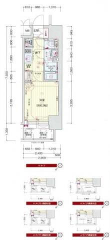 大阪府大阪市西区九条南２ 九条駅 1K マンション 賃貸物件詳細