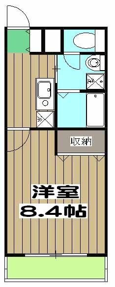 アムールＫｕｒａｇａｎｏ 2階 1K 賃貸物件詳細