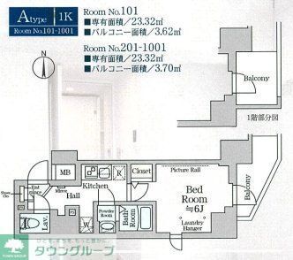 神奈川県横浜市鶴見区鶴見中央４ 京急鶴見駅 1K マンション 賃貸物件詳細