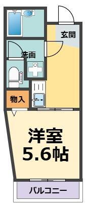 兵庫県西宮市今津久寿川町 甲子園駅 1K マンション 賃貸物件詳細