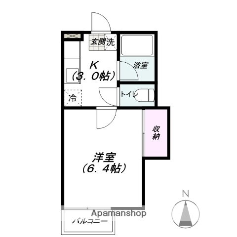 群馬県渋川市半田 八木原駅 1K アパート 賃貸物件詳細