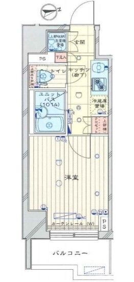 神奈川県川崎市幸区南幸町１ 尻手駅 1K マンション 賃貸物件詳細