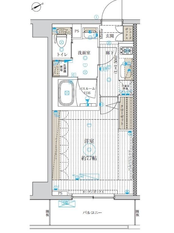東京都足立区千住河原町 千住大橋駅 1K マンション 賃貸物件詳細