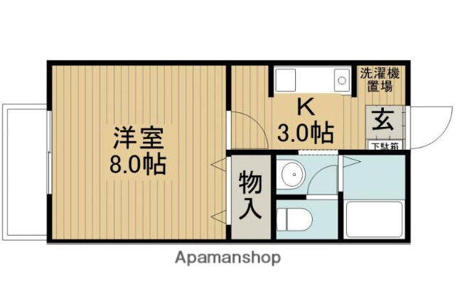 長野県諏訪市高島３ 上諏訪駅 1K アパート 賃貸物件詳細