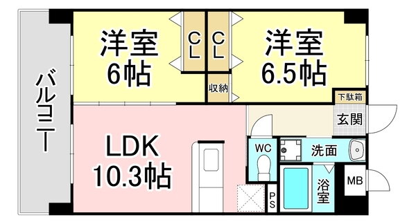 福岡県北九州市小倉北区東篠崎２ 片野駅 2LDK マンション 賃貸物件詳細