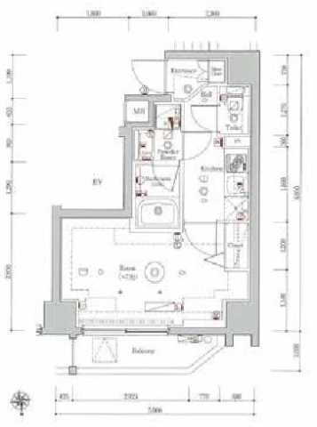 東京都台東区元浅草３ 新御徒町駅 1K マンション 賃貸物件詳細