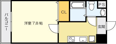 福岡県北九州市小倉北区浅野２ 小倉駅 1K マンション 賃貸物件詳細