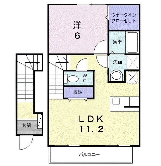 神奈川県南足柄市広町 大雄山駅 1LDK アパート 賃貸物件詳細