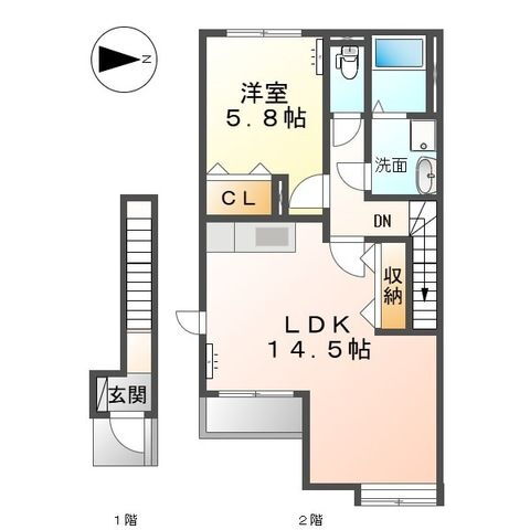 愛知県名古屋市守山区小幡３ 喜多山駅 1LDK アパート 賃貸物件詳細
