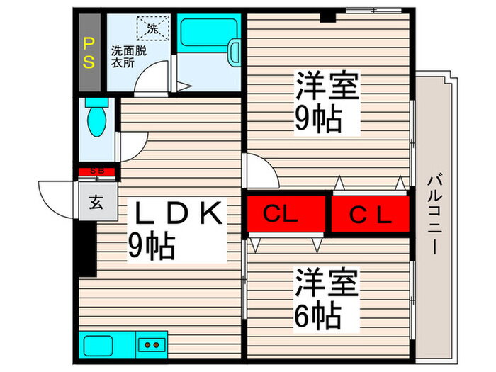 東京都足立区栗原３ 西新井駅 2LDK マンション 賃貸物件詳細