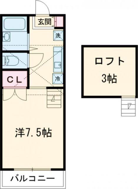 東京都小平市花小金井南町３ 花小金井駅 1K アパート 賃貸物件詳細