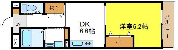 大阪府大阪市平野区瓜破西２ 喜連瓜破駅 1DK アパート 賃貸物件詳細