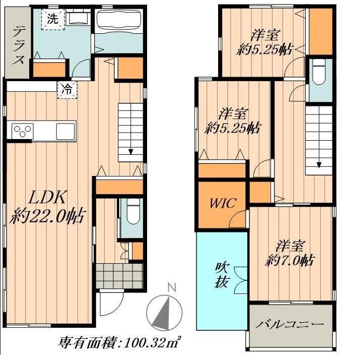 リーブルファイン尾張旭市東本地ケ原町６号棟 3LDK 賃貸物件詳細