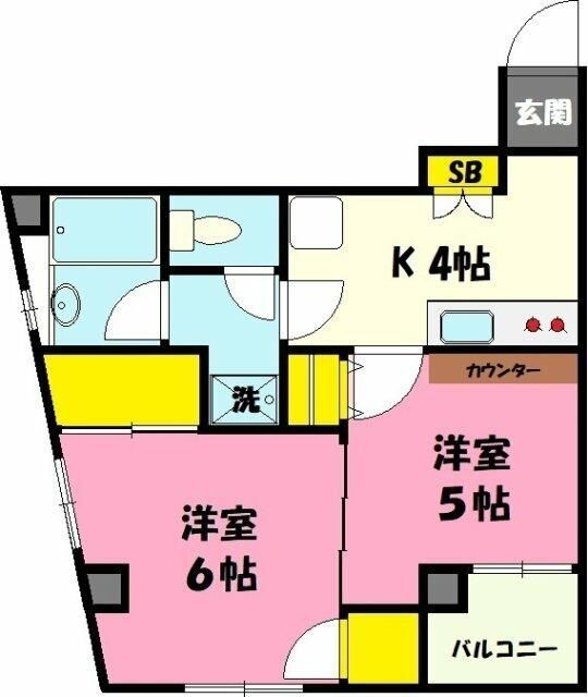 東京都江戸川区平井７ 平井駅 2K マンション 賃貸物件詳細