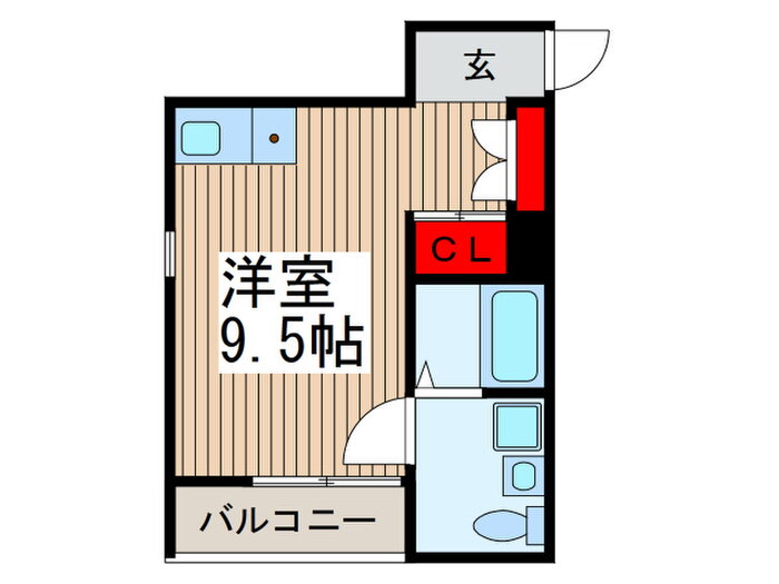宿篠葉 2階 ワンルーム 賃貸物件詳細