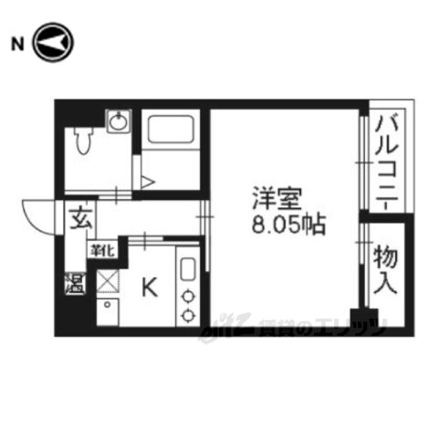 京都府京都市右京区西院南高田町 西院駅 1K マンション 賃貸物件詳細