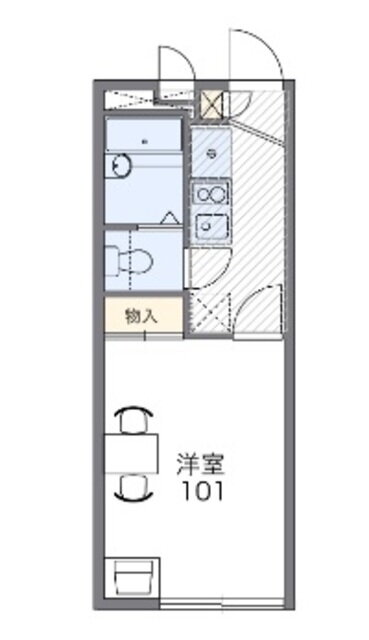 レオパレスクレスト 1階 1K 賃貸物件詳細