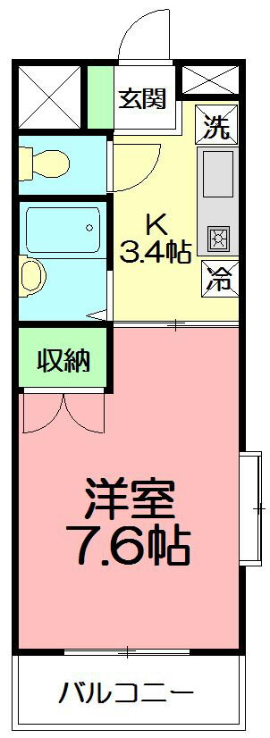 神奈川県茅ヶ崎市菱沼３ 辻堂駅 1K マンション 賃貸物件詳細