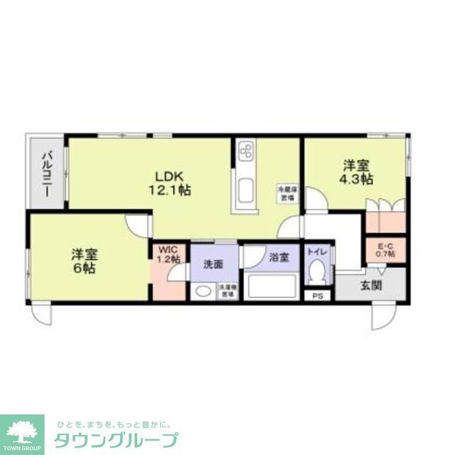 埼玉県さいたま市中央区上落合６ 北与野駅 2LDK アパート 賃貸物件詳細