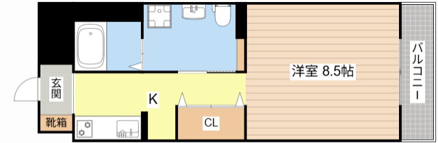 滋賀県長浜市平方町 長浜駅 1K マンション 賃貸物件詳細