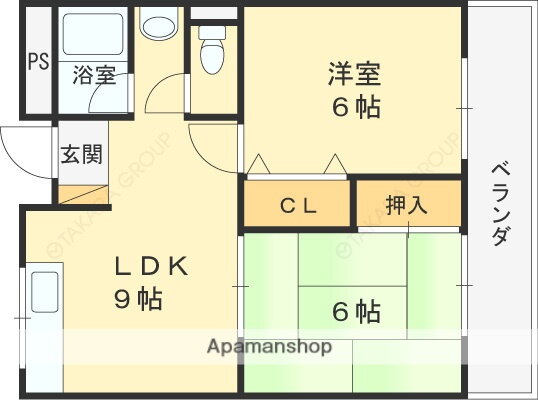 大阪府高槻市松原町 高槻市駅 2DK マンション 賃貸物件詳細
